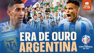 ERA DE OURO DA ARGENTINA SEGUE COM O BI DA COPA AMÉRICA