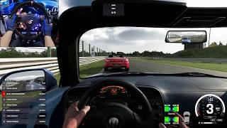 Assetto Corsa EVO - Honda S2000 race | Steering wheel gameplay