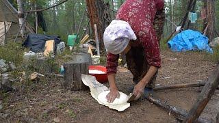 how north nomads bake bread in the ash like ancestors