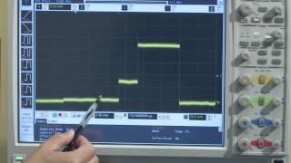 Current Probe W Oscilloscope Compared to Seamless Current Measurement on N6781A Source