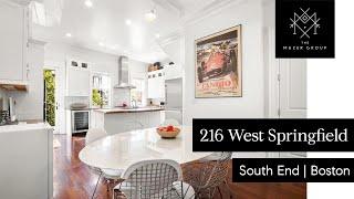An Architect's Dream at 216 W Springfield Unit #1 in Boston's South End | The Mazer Group