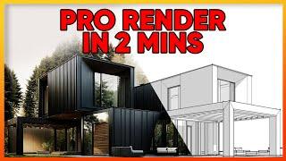 Photorealistic Architectural (Photo and Video) Renders with AI in Just 2 Minutes!