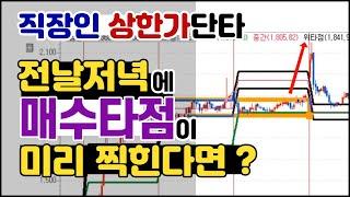 직장인 상한가 매매기법 3일선 돌려차기 - 손절도없는데 전날 저녁 미리매수타점이 찍힌다?