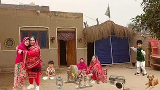 Very Unique Woman Village Life Pakistan | Traditional Village Food | Old Culture | Village Sham