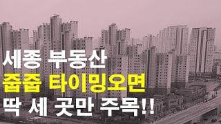 세종부동산, 줍줍 타이밍오면 딱 세 곳만 주목하세요 / 2024년 2월 13일자 / 부동산전망 / 세종부동산