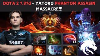 Yatoro 7.37d Phantom Assasin 21 KILLS MASSACRE  | DOTA 2 Pro Replays