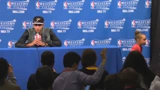 Stephen Curry's Daughter Riley Steal The Press Conference!