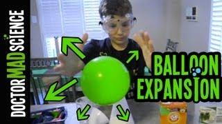 Blow up a balloon WITHOUT hands - Science Magic Tricks for Kids