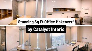 Stunning 496 Sq Ft Office Makeover by Catalyst Interio in Sector 18, Noida