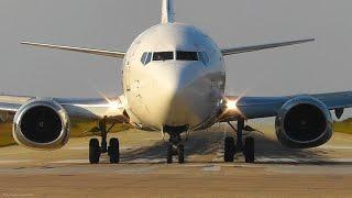 Aviolet Boeing 737-300 Landing & Takeoff @ Skiathos, the Second St Maarten - Plane Spotting