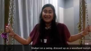 Shabari on a Swing - at the Tropic Skin Care Glammies