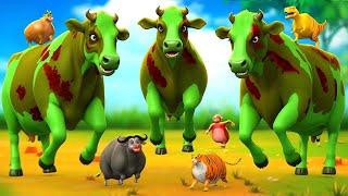 Zombie Cows Attack: Forest Animals in Epic Rescue Adventure | Animal Cartoons 2024