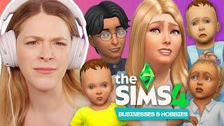 Running A 100 Baby Daycare In The Sims 4 Businesses & Hobbies | First Look