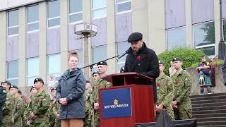 New Westminster Remembrance Day - November 11, 2024 - Poet Laureate Elliott Slinn "Centennial Skies"