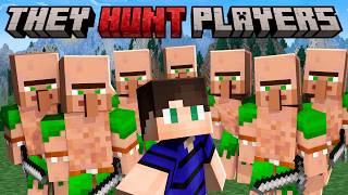 Hunted by VILLAGERS on Minecraft's Deadliest Island...