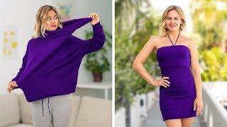 TRÚCOS DE ROPA FÁCILES PARA CHICAS || Brillantes ideas bricolaje de 123 GO!