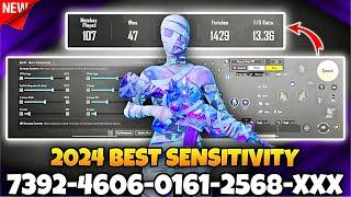 BGMI 2024 NO RECOIL/ZERO RECOIL SENSITIVITY CODE | BGMI BEST SENSITIVITY SETTINGS.