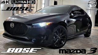 2019 Mazda3 Premium Hatchback Jet Black Mica - POV Night Drive 4K (3D Audio) Bose Sound System