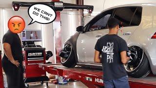 I TOOK MY CAMBERED GTI TO AN ALIGNMENT SHOP & THIS HAPPENED... PART 2