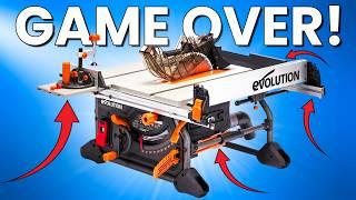 Incredible NEW Woodworking Tool for SMALL SHOPS (genius table saw)