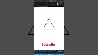 16. Turtle Graphics - How to draw a Triangle in python turtle #python #turtle