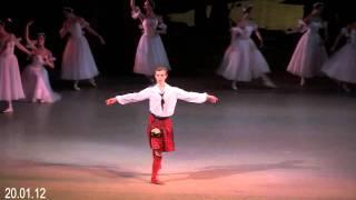 Alexey Popov as James in "La Sylphide", II act