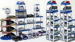 월드카 경찰본부 5단 변신! 파워키 경찰차로 본부를 지켜내자! World car police station car toys