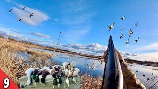 Decoying MALLARDS Over An Ice Hole (LIMITED) | Duck Hunting 2025