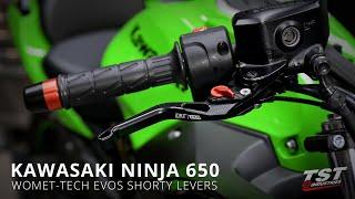 How to install Womet-Tech EVOS Shorty Levers on a 2017+ Kawasaki Ninja 650 / Z650 by TST Industries