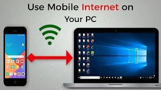 How To Connect Internet from Mobile to PC or Laptop via hotspot