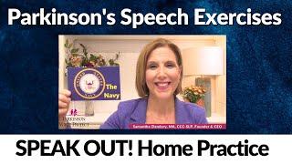 10/26/2023 Parkinson's Speech Exercises: The Navy