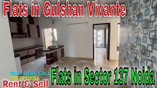 Flats in Gulshan Vivante Call  7827970096 | Flats in sector 137 | Flats in Noida || Rent & Sell ||