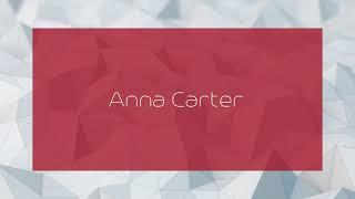 Anna Carter - appearance