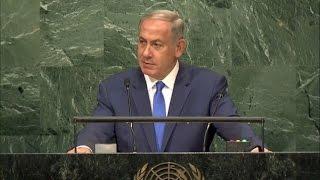 In fiery UN speech, Netanyahu invites Abbas to address Knesset