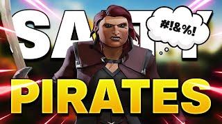 SALTY PIRATES are MAD at US (Sea of Thieves Gameplay)