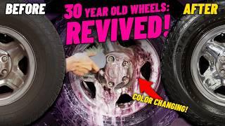 How to RESTORE 30 Year Old Truck Wheels to Look Like New!