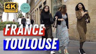 Toulouse - France [4K] Walking Tour