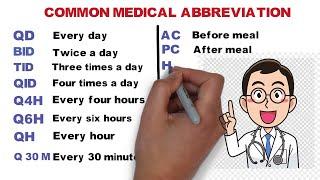 Medical abbreviation | simple and easy