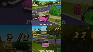 The Simpsons: Hit & Run - Real PS2 Hardware Vs PCSX2 Emulation!