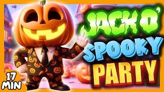 17-Minute Halloween Party with Jack O'Lantern: Just Dance, Exercise & Yoga!Brain Break for kids