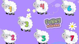 Seven Lambs - We Learn to Count + More 12+ min Playful Learning and Dance Collection - Funny Banana