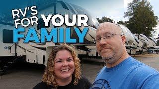NEW Grand Design RV BUNK MODELS | Tour 9 Family RV's With Us!