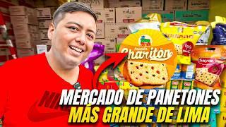 EL MERCADO de PANETONES NAVIDEÑOS más grande de LIMA