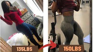 How I Gained 15lbs of Muscle and COMPLETELY Transformed my Body Slim to FIT THICK || SusieB