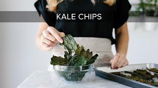 HOW TO MAKE KALE CHIPS | crispy, delicious, healthy snack