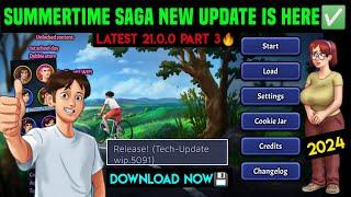 GOOD NEWS SUMMERTIME TECH UPDATE PART 3 RELEASED | SUMMERTIME SAGA NEW UPDATE APK DOWNLOAD & PLAY