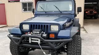 1990 Jeep Wrangler YJ BLUE  EZCustom4x4.com