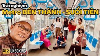 ĐI THỬ METRO BẾN THÀNH - SUỐI TIÊN: TÀU ÊM, CƠ SỞ VẬT CHẤT NHÀ GA TUYỆT ĐẸP VÀ XỊN XÒ