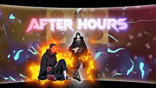 𝙄𝙏𝘼𝘾𝙃𝙄 𝙫/𝙨 𝙎𝘼𝙎𝙐𝙆𝙀 & 𝐓𝐎𝐁𝐈 𝙫/𝙨 𝐊𝐎𝐍𝐀𝐍 - After Hours [Edit/AMV]!        #naruto #itachi #obito #sasuke