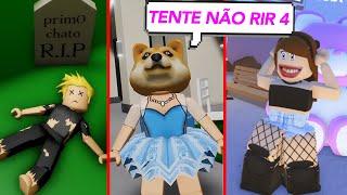 Tente não rir Roblox Pt 4 | Melhores Memeblox | Brookhaven Memes